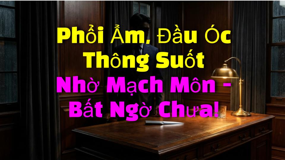 Phổi Ẩm, Đầu Óc Thông Suốt Nhờ Mạch Môn - Bất Ngờ Chưa!