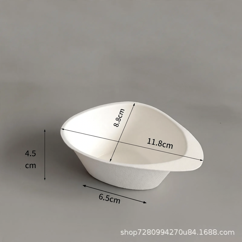 Disposable paper container, biodegradable
