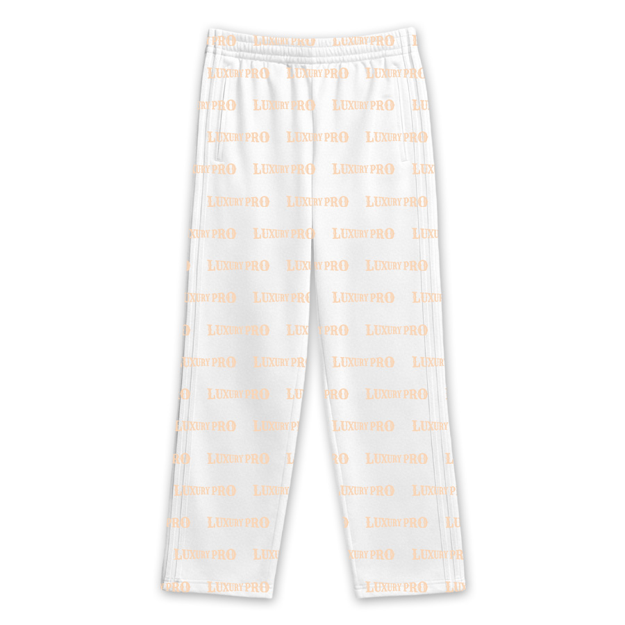 AOP TOL Straight Pants with Pocket and Zipper