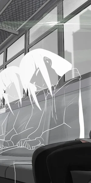 Anime, Girl, Subway, Ghost 4K Wallpaper Background