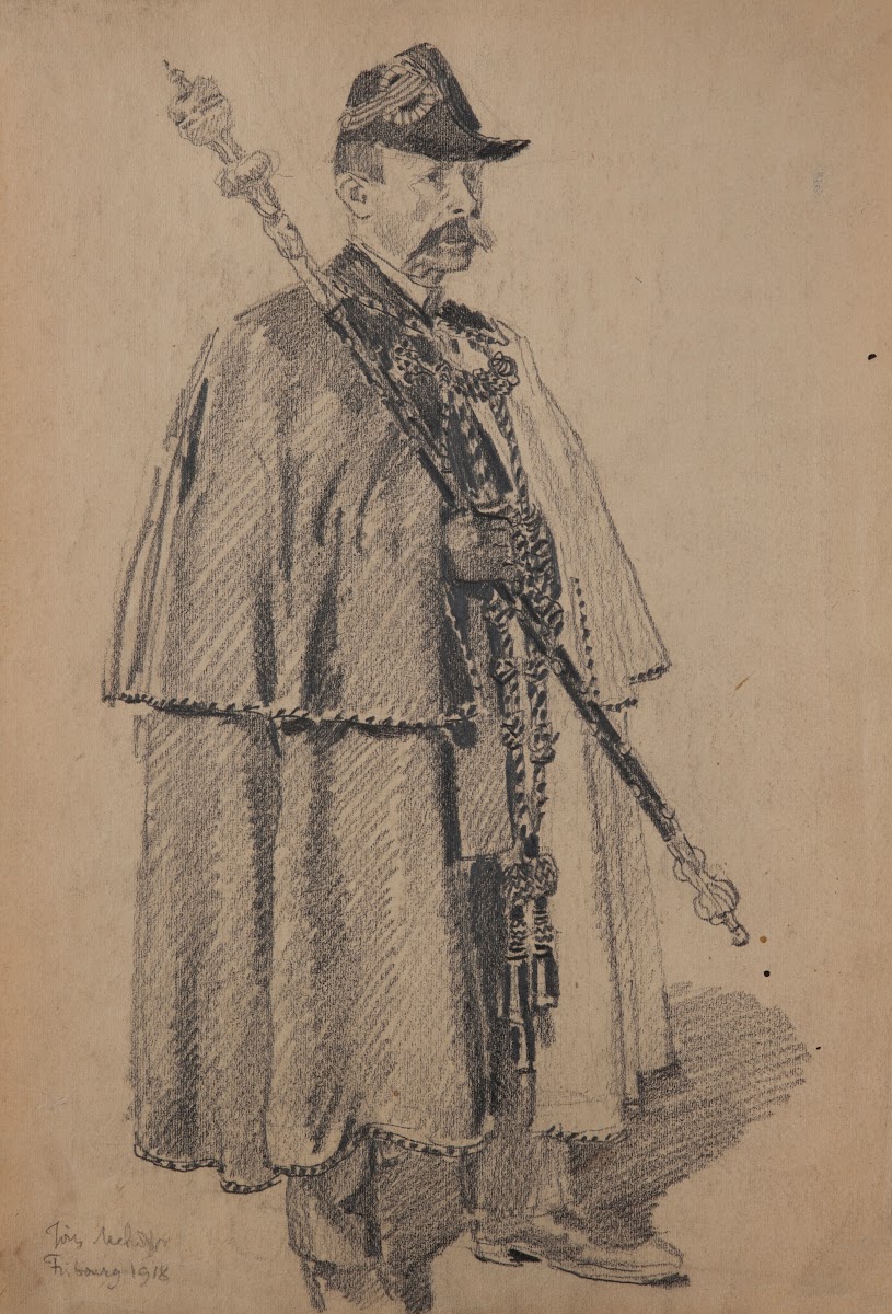 Strażnik Nicolas Cuennet 1918