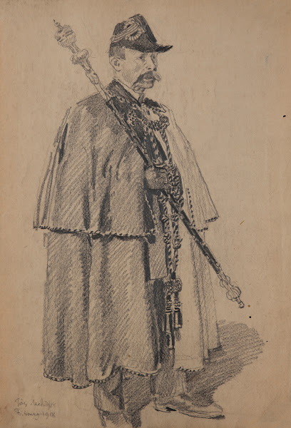 Strażnik Nicolas Cuennet 1918