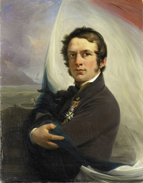 Portrait of Jacob Hobein Rescued the Dutch Flag under Enemy Fire 18 March 1831 1