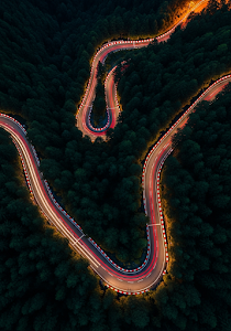 Trollstigen Road Night Trails