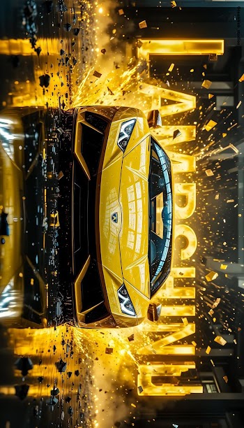 Yellow Lamborghini Picture