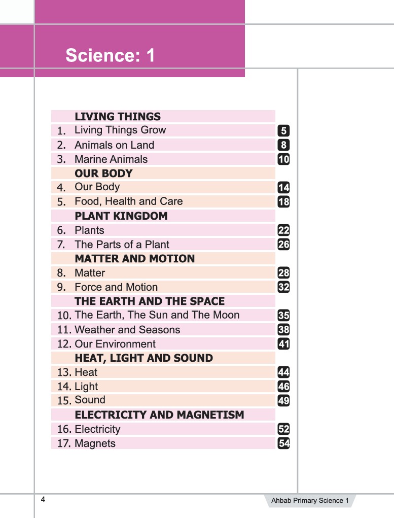 Science Book 1