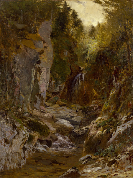 The Flume Opalescent River Adirondacks ca 1875