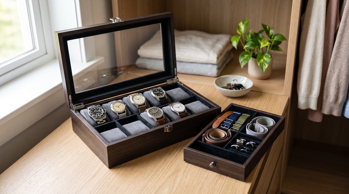 Best Watch Boxes for Men's Accessories (2026) - BEST BUDGET — IN CONTEXT