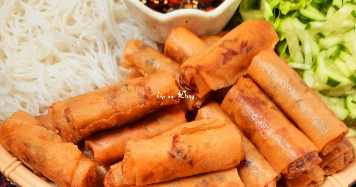 Chả giò khoai lang (món chay)