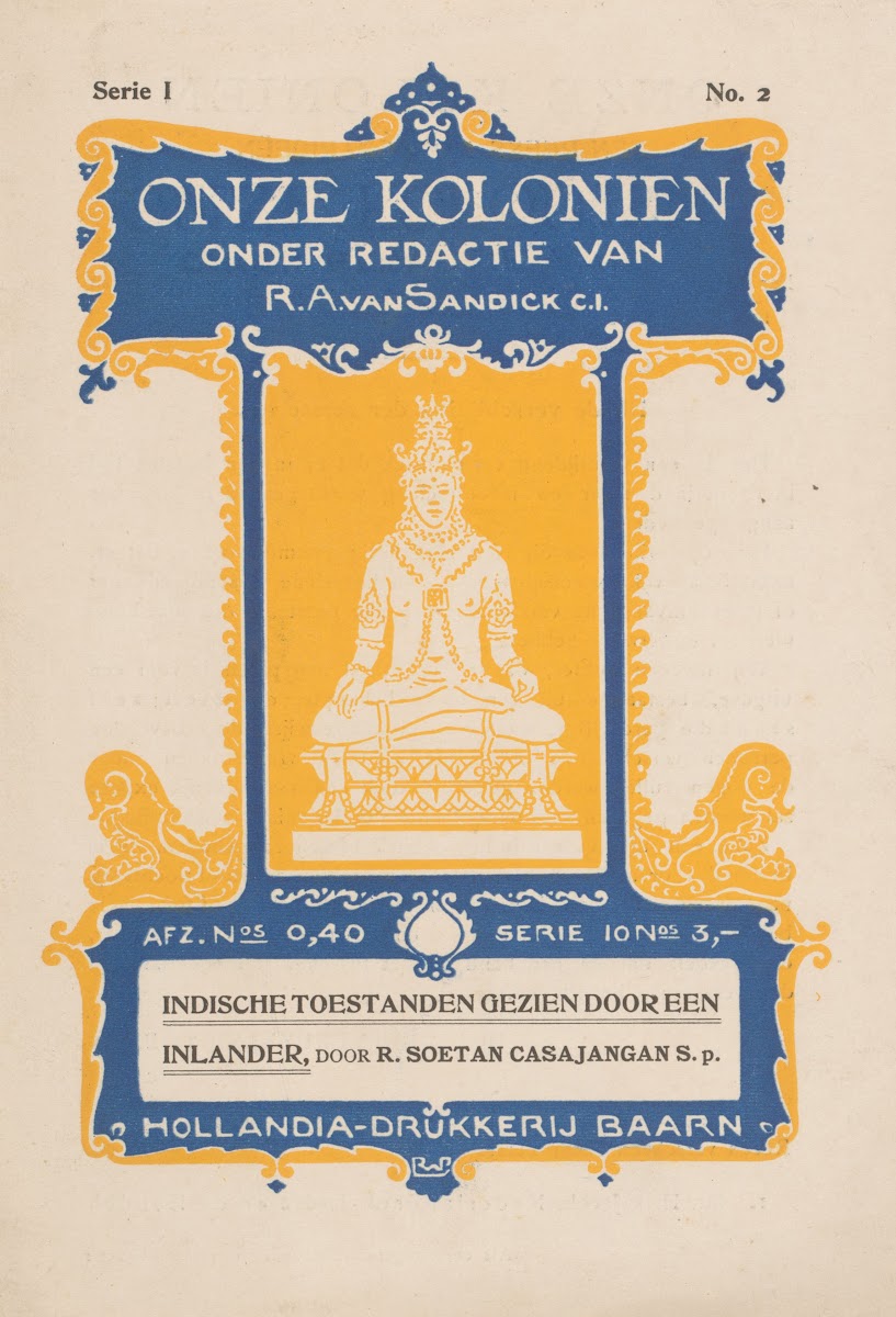 Prospectus Van De Onze KoloniëN Reeks Van Hollandia Drukkerij Te Baarn 1913