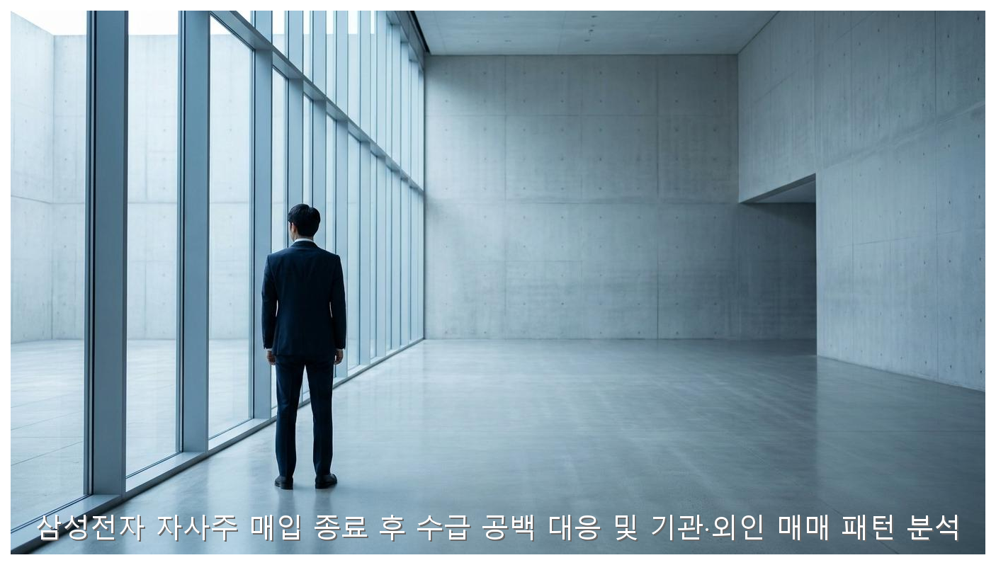 삼성전자 자사주 매입 종료 후 수급 전환점 대응 전략 핵심 안내 및 분석 인포그래픽 (2)