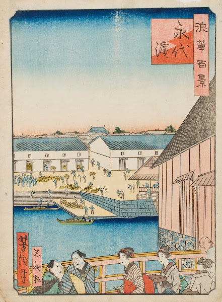 Landscape of the Seashore in Osaka 1860
