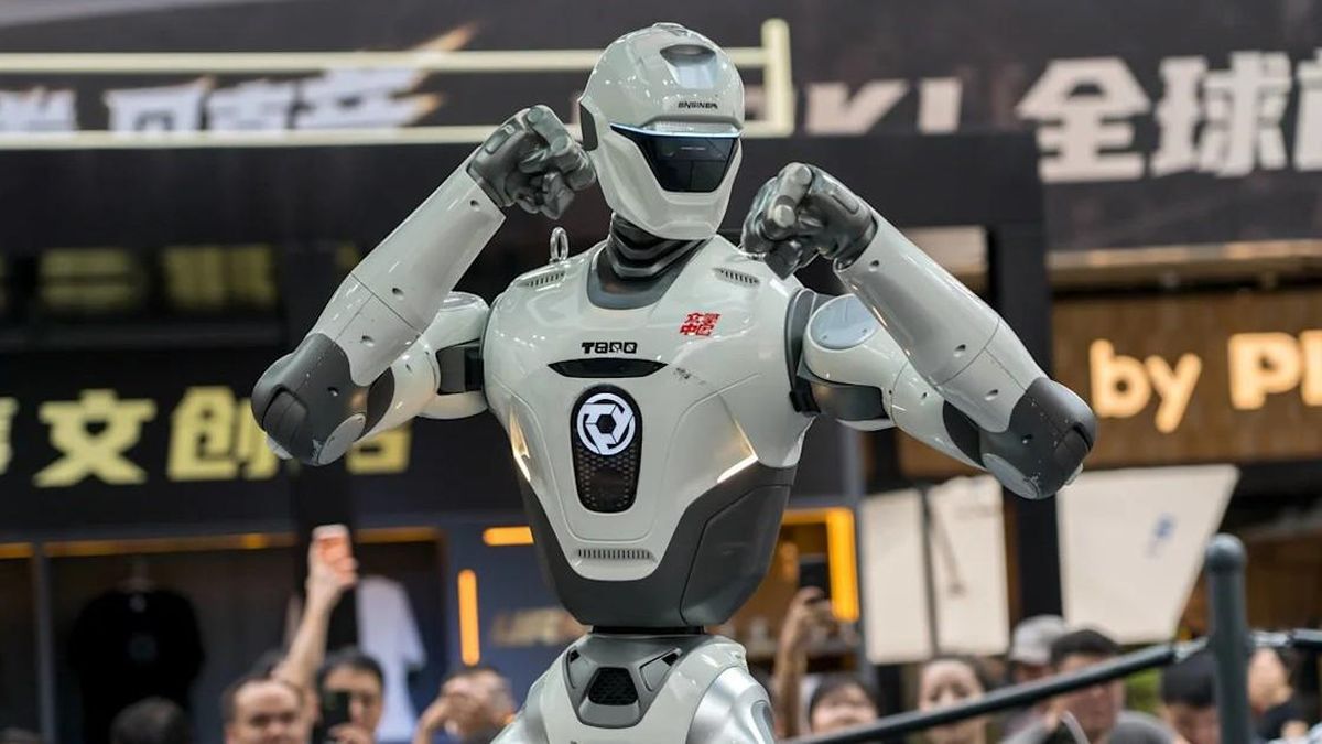 Trung Quốc khai mạc giải MMA robot hình người đầu tiên trên thế giới - Báo Sức Khỏe &amp; Đời Sống