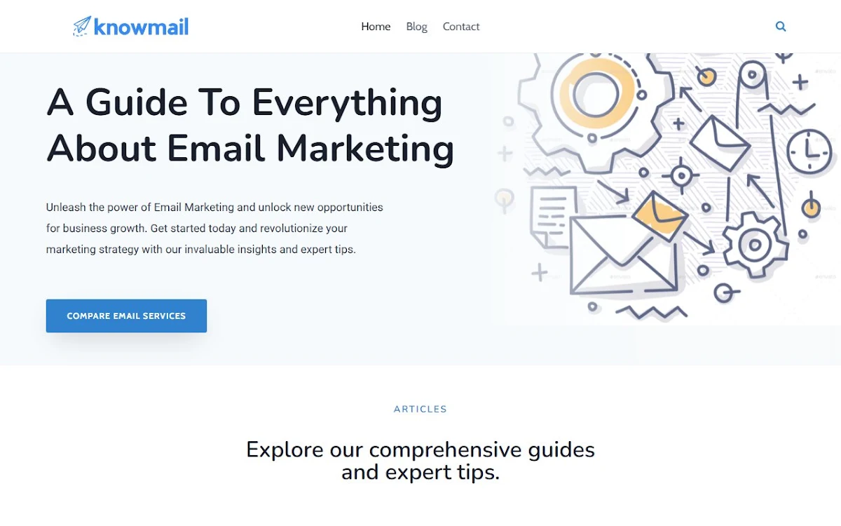 Captura de Knowmail