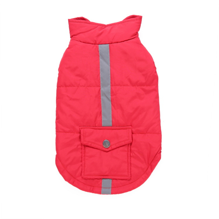 Hundemantel aus Polyester mit Reflektoren