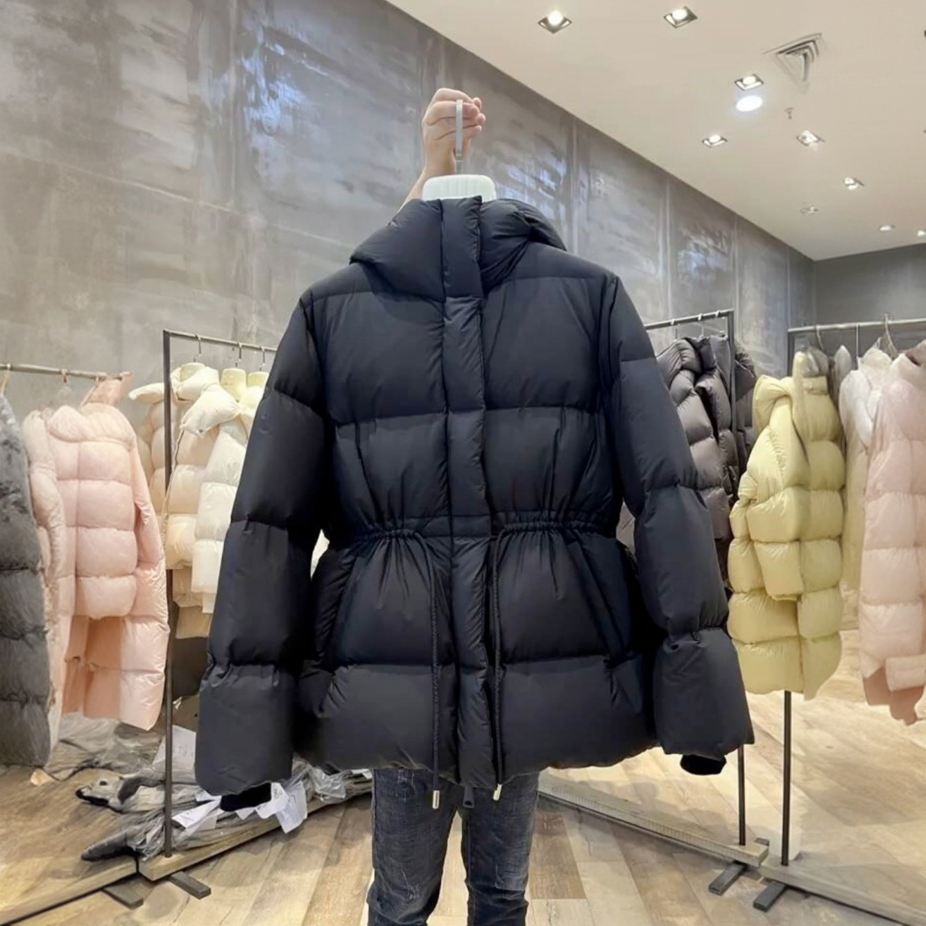 Women's winter jacket, tailored, warm and elegant