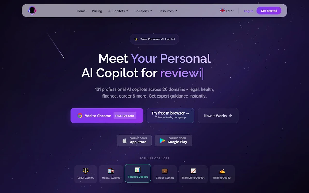 Captura de Copilotly