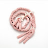 Decor pigtail Twins Air velor powder pink