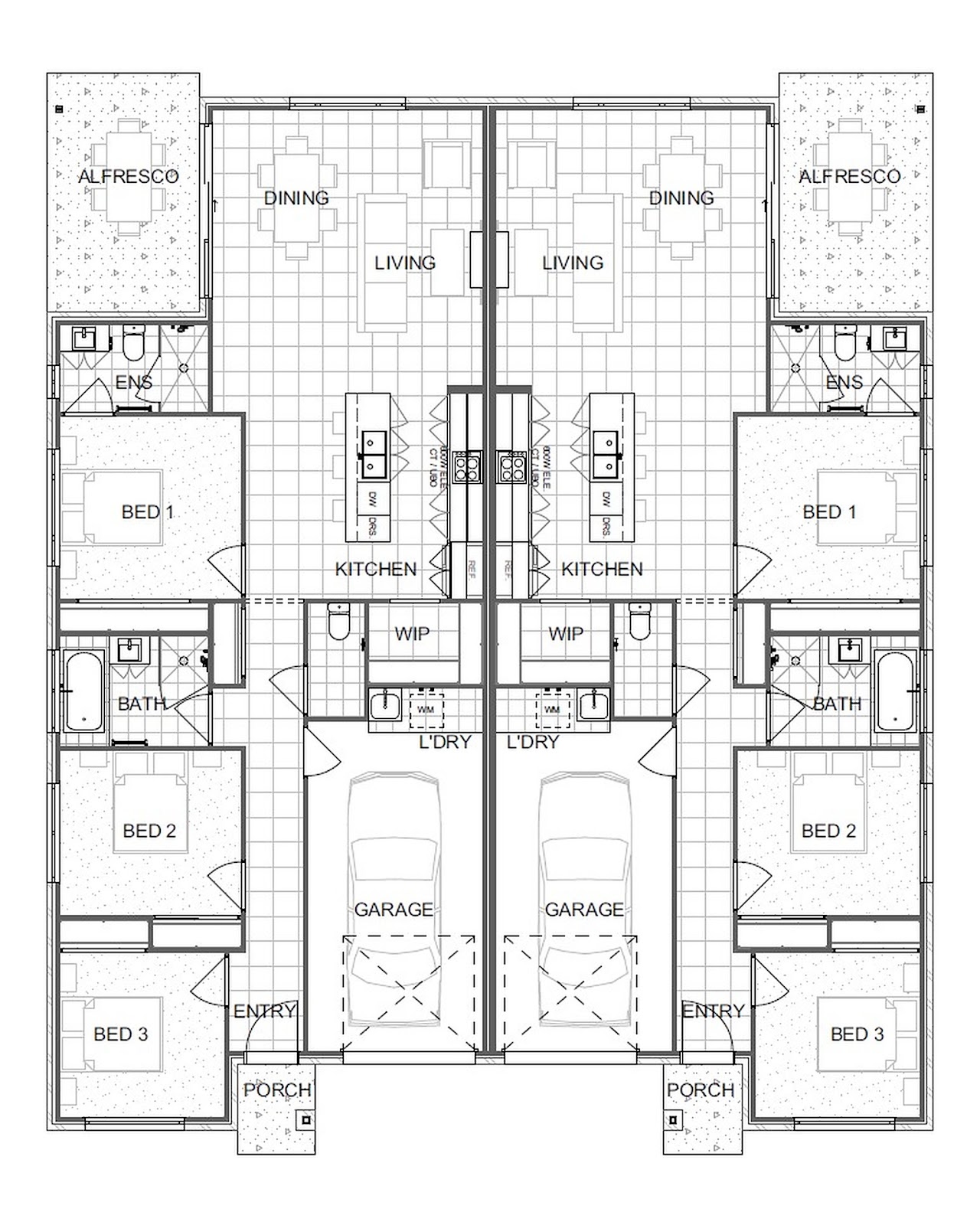 Duplex Investment Property in Oakey, QLD (4.21% Yield) | Aus Investment Properties - Floor Plan 1