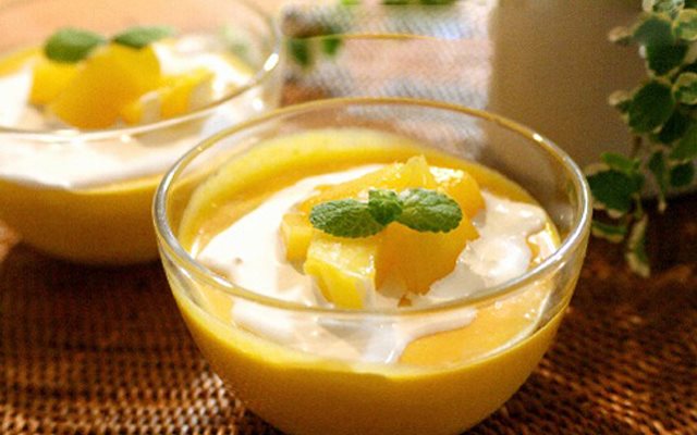Pudding Xoài