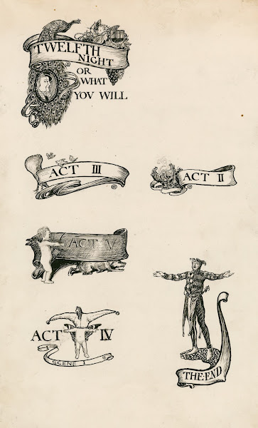 Twelfth night Headings 1900