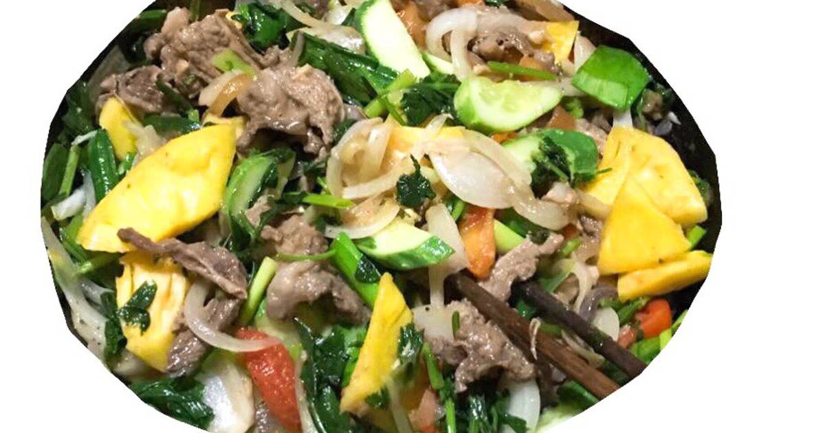 Thịt bò xào 1