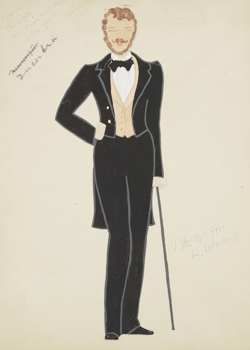 New York Fireman Black tailcoat black trousers 1934 1943