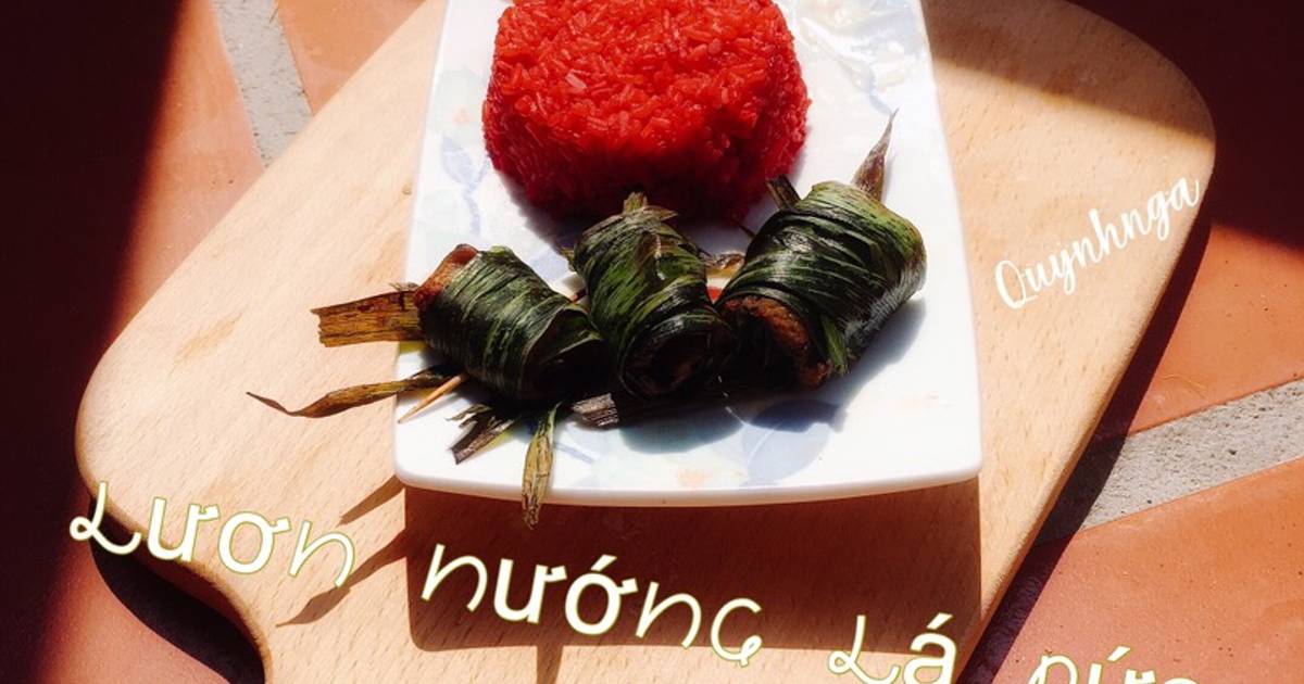 LƯƠN (GÀ, CÁ…) CUỘN LÁ NẾP NƯỚNG/ CHIÊN- CƠM CỦ DỀN
