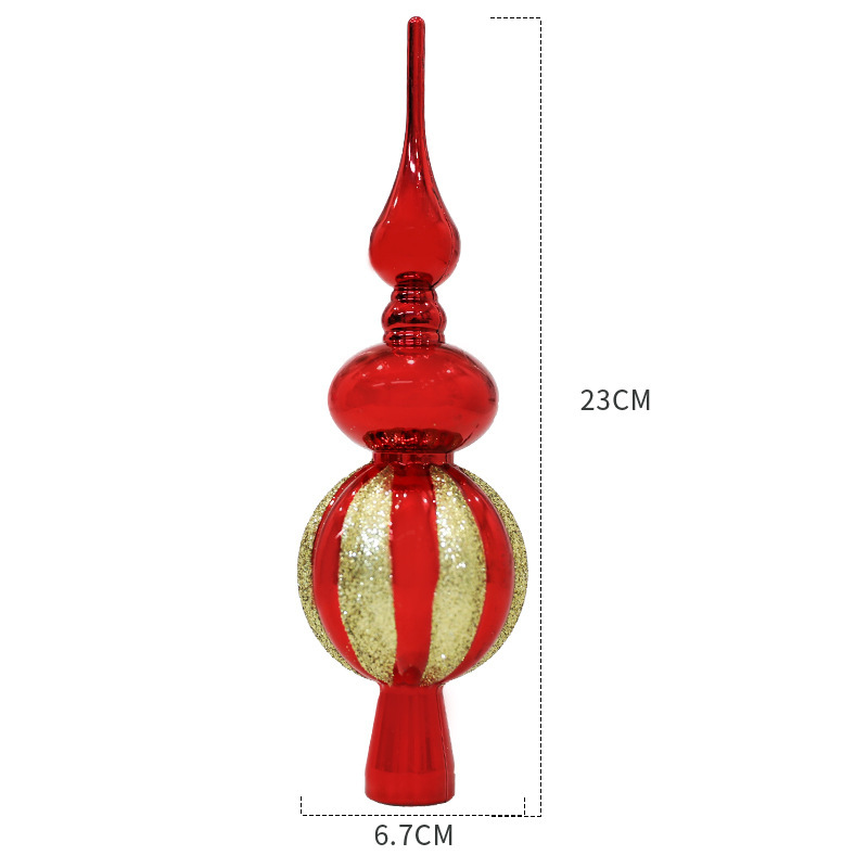 Christmas Tree Topper, Plastic, Galvanized