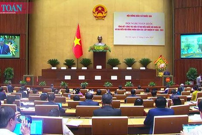 Hội nghị toàn quốc tổng kết công tác bầu cử đại biểu Quốc hội khóa XVI và đại biểu Hội đồng nhân dân các cấp - Báo Kiểm Toán