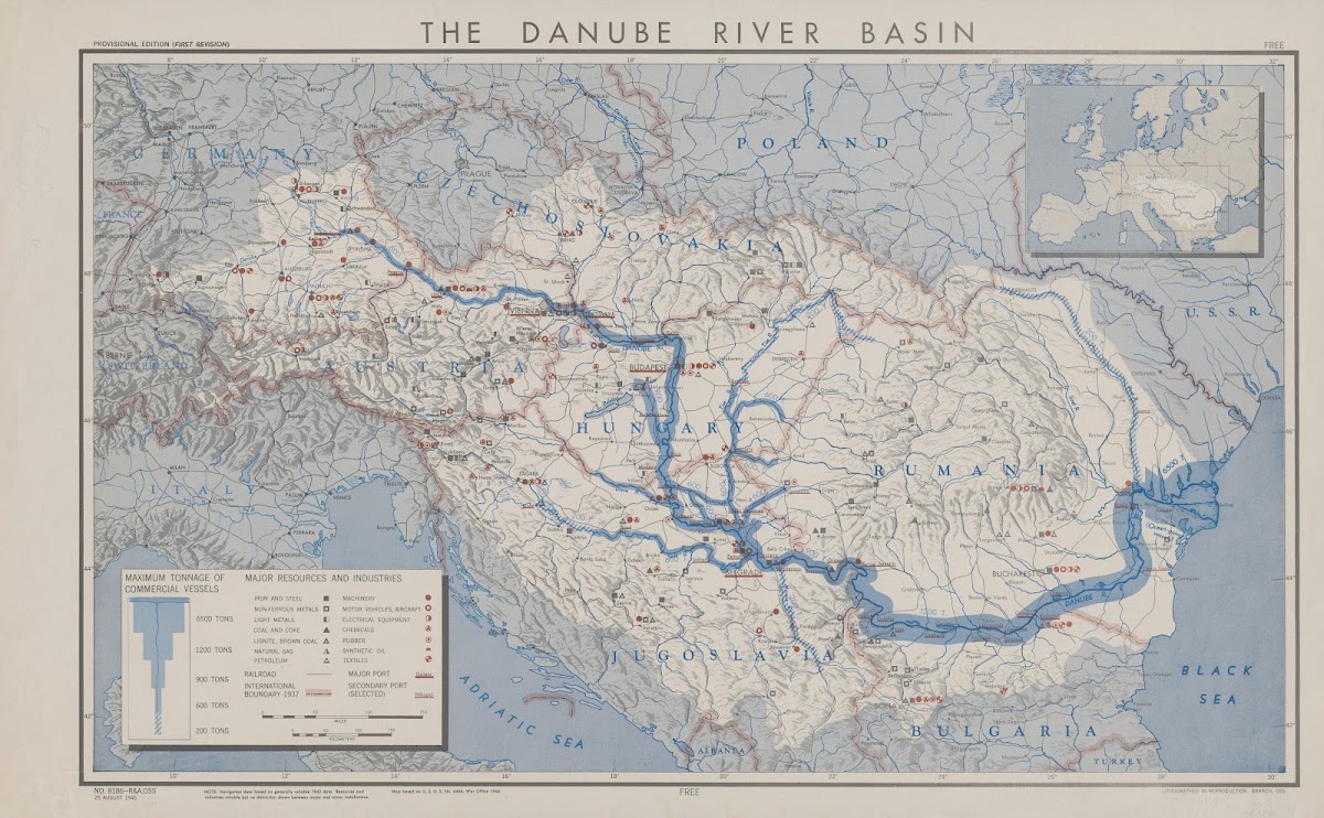 The Danube River Basin 1945