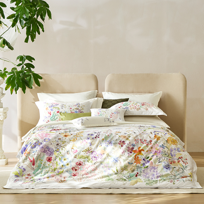 4-Piece Bedding Set, Long-Staple Cotton, French Style