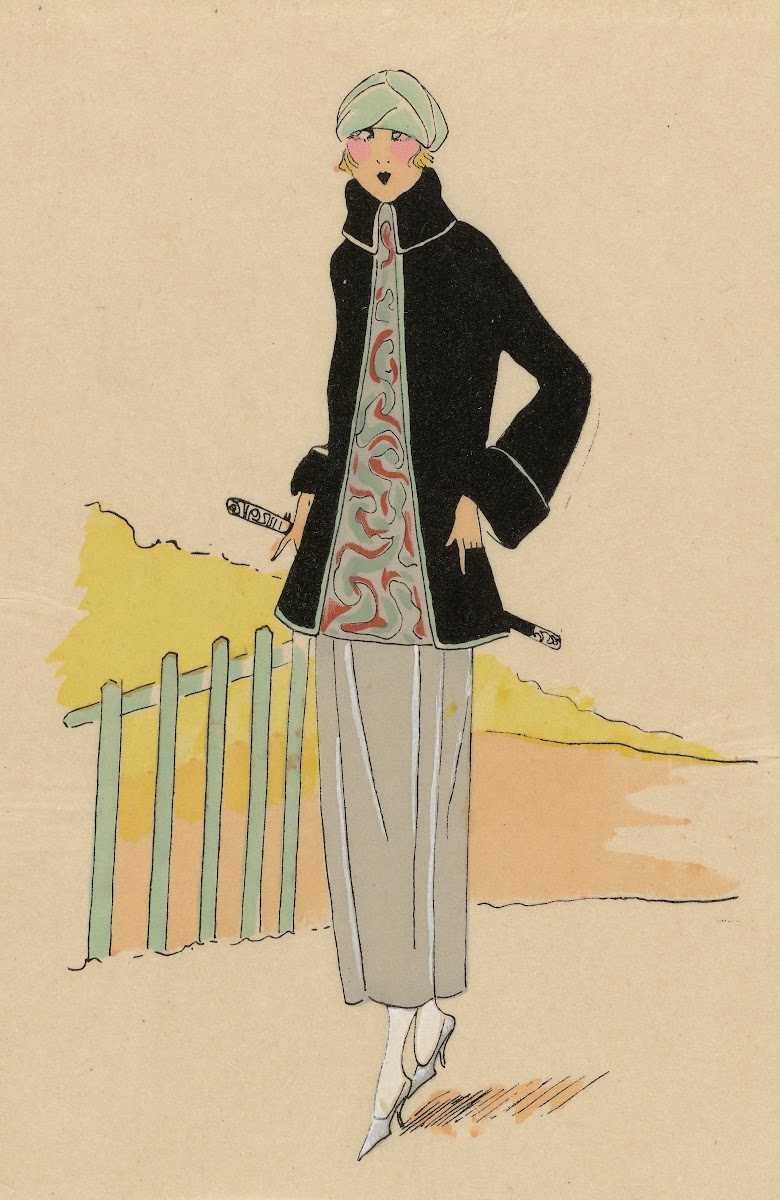 Tissus de RODIER Le Sentier de la Vertu 1923