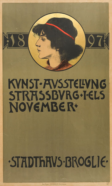 Kunst Ausstellung Strassburg I Els November 1897  Stadthaus Broglie 1897