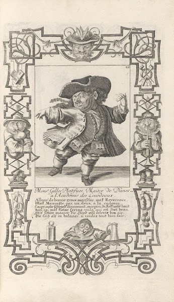Monsr Gilles Platfues Maitre de Danse a lAcademie des Lourdeaux Pl 22 1710 1719