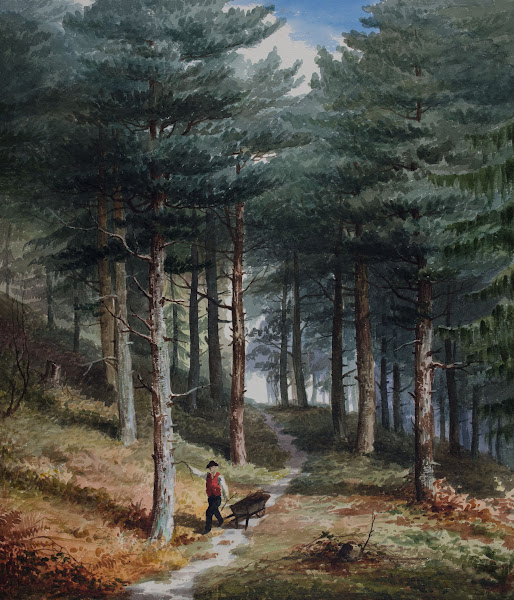 Rednal Wood Man With A Barrow 1850 1880