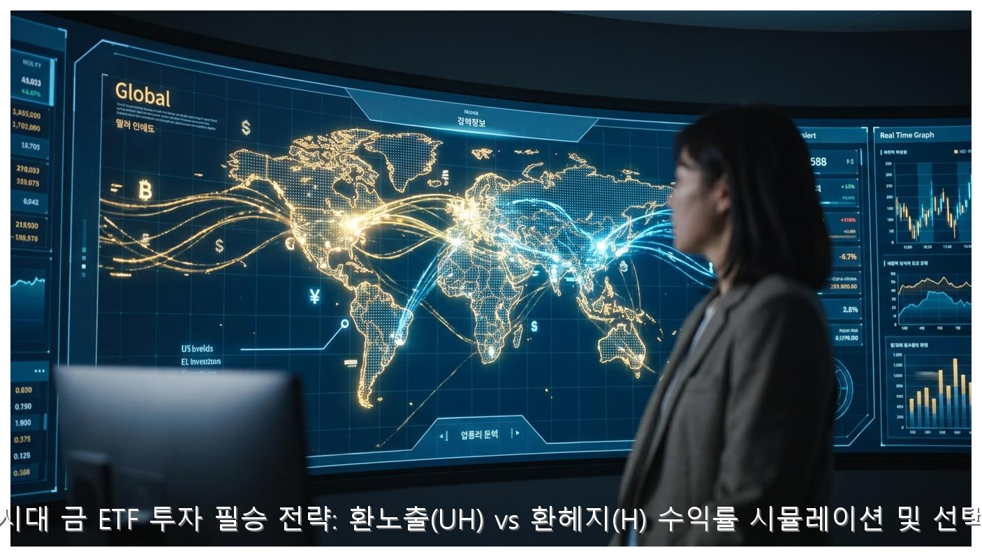고환율 시대 금 ETF 투자 필승 전략: 환노출(UH) vs 환헤지(H) 수익률 시뮬레이션 및 선택 가이드 핵심 안내 및 분석 인포그래픽 (8)