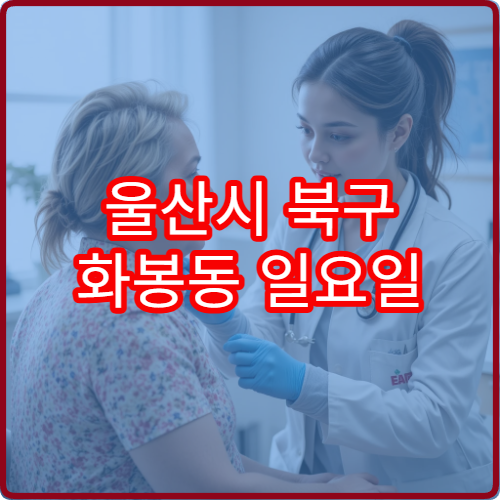 울산시 북구 화봉동 일요일 정형외과 진료 가능한 병원 관절 통증 치료