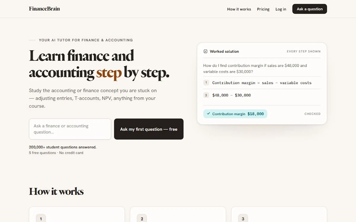 Captura de FinanceBrain