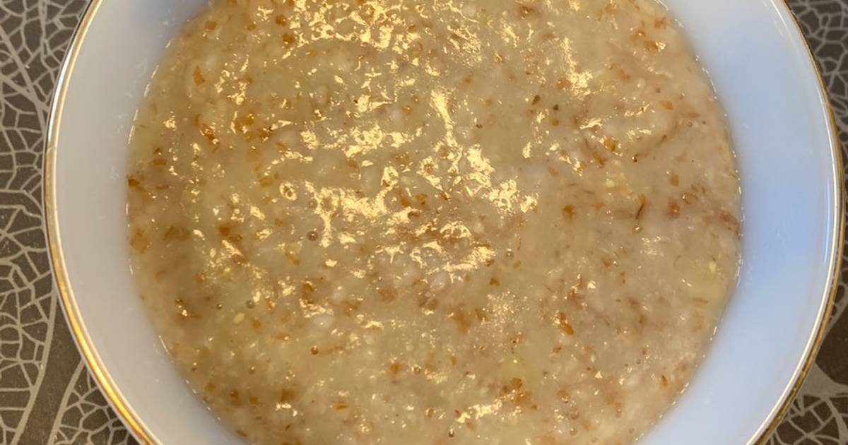 Ăn dặm- Cháo Yến mạch và chuối