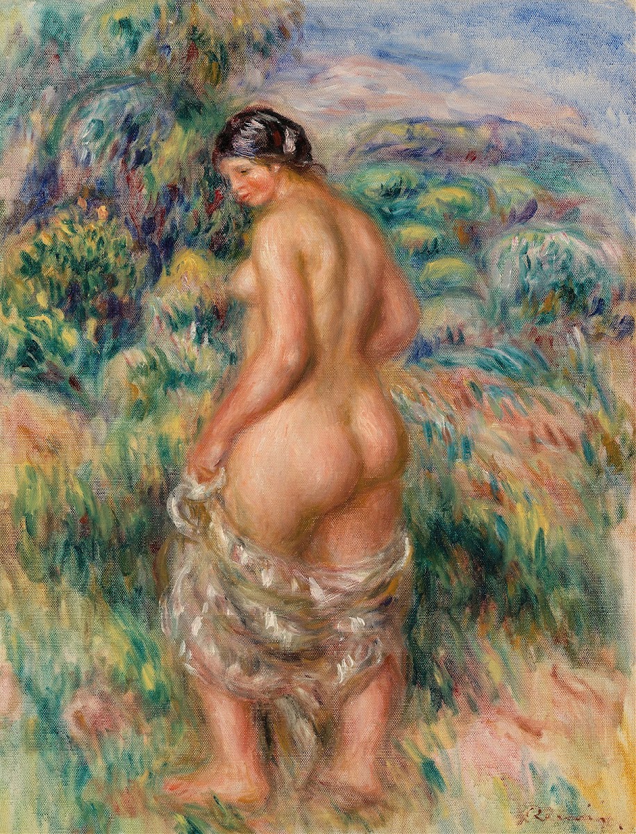 Standing Bather Baigneuse debout c 1910