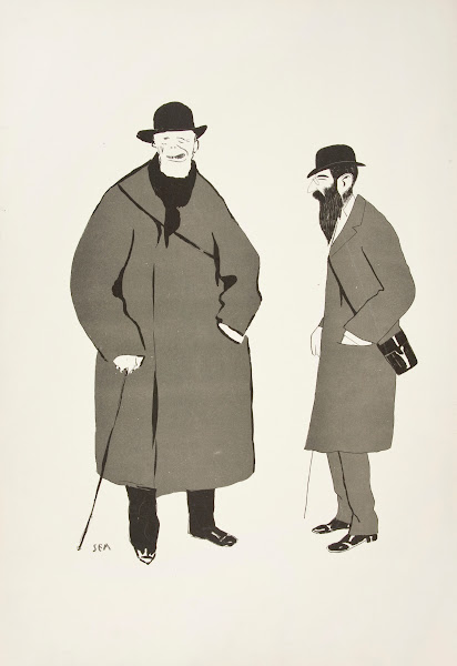 Caricature of two Jews 1904