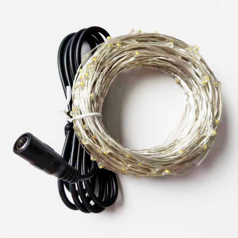 LED-Kupferdraht-Lichterkette, 10 m, USB