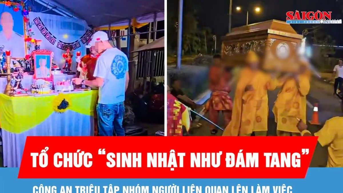 Vụ tổ chức sinh nhật như đám tang: Công an triệu tập nhóm người liên quan lên làm việc - Báo Sài Gòn Giải Phóng