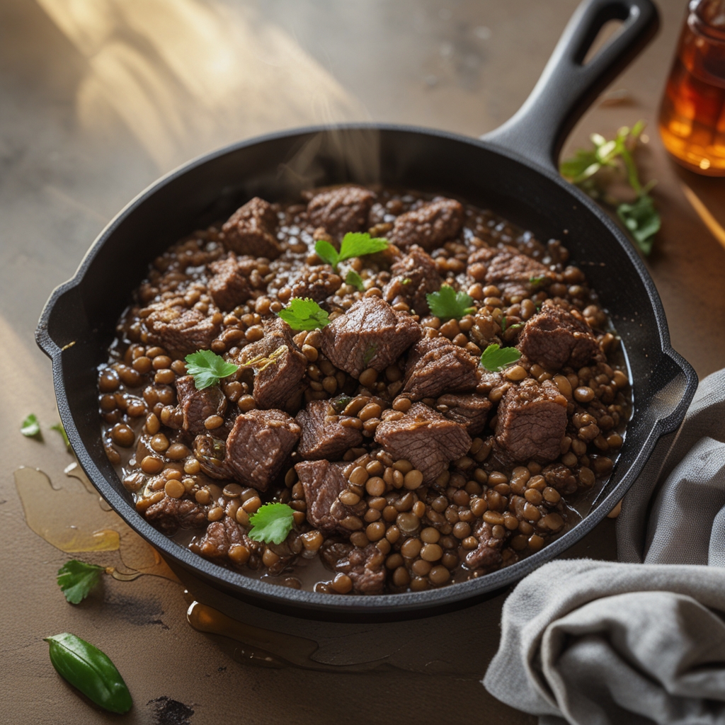 Final Beef & Lentil Power Skillet: 30-Minute Protein Feast