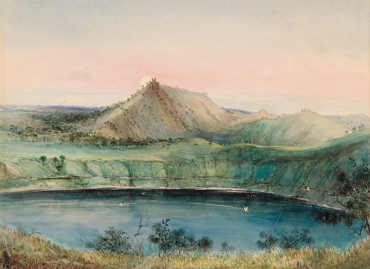 Blue Lake Mount Gambier 1844