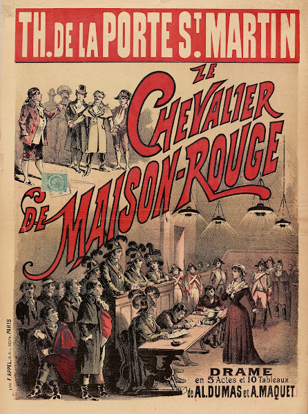 Th De La Porte St Martin Le Chevalier De Maison Rouge 1880 1890