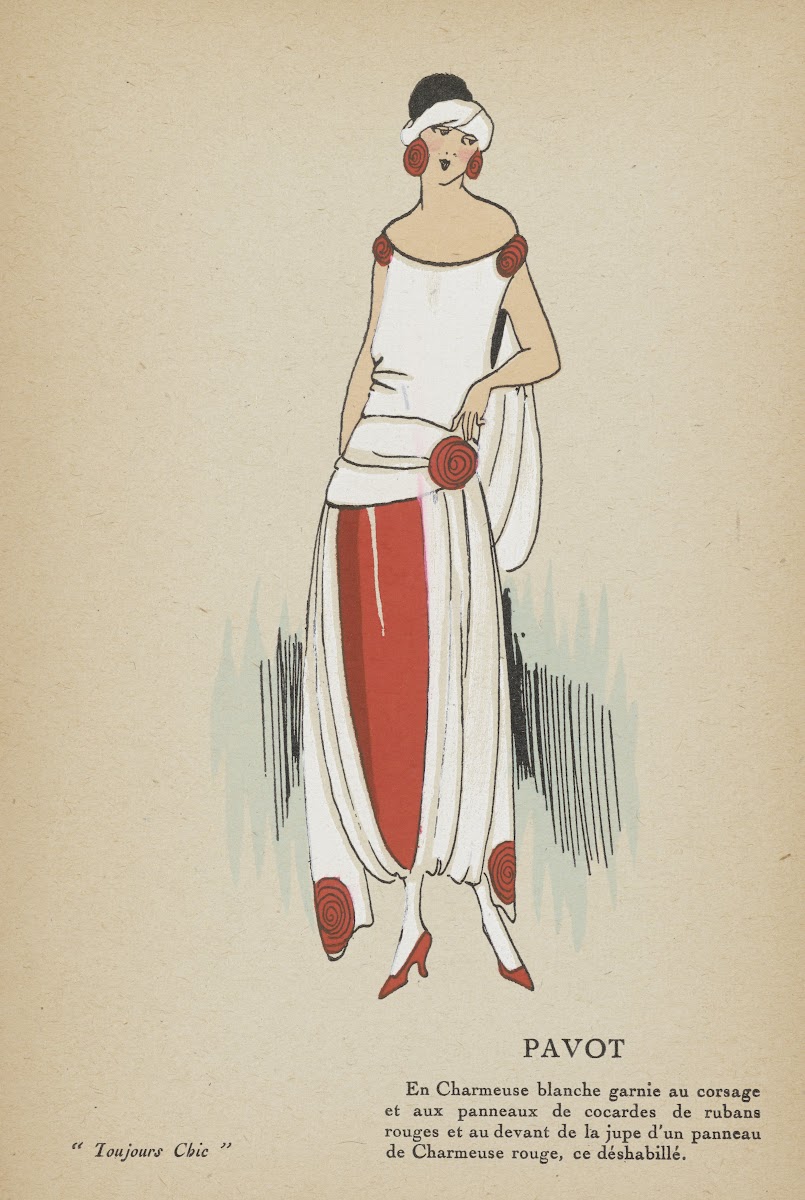 Toujours Chic Les Deshabillés  Pavot 1921 1922