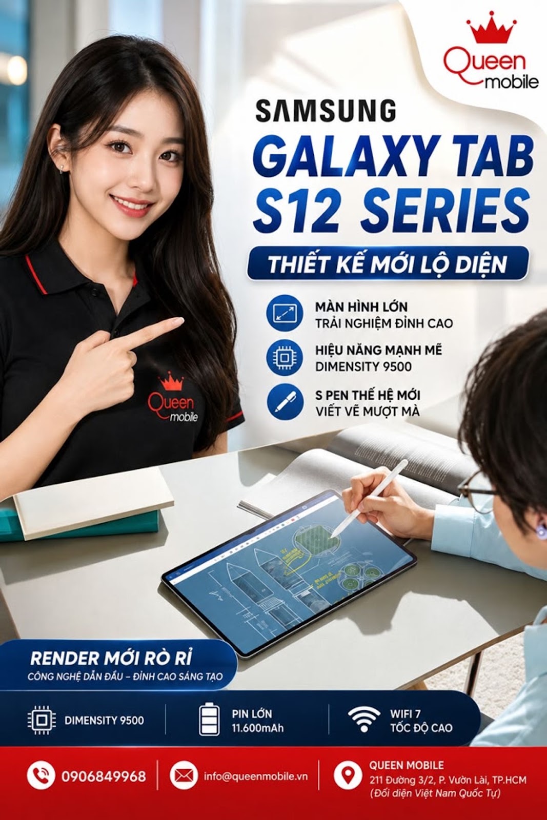 Samsung Galaxy Tab S12 Ultra เผยภาพถ่ายใหม่ ข้อบกพร่องหน้าจอยังคงเป็นที่ถกเถียง #Samsung #GalaxyTabS12Ultra #GalaxyTabS12Plus #GalaxyTabS12 #SamsungGalaxyTab #Dimensity9500 #Me