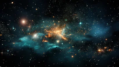 Ai Art, Abstract, Space, Nebula, Universe 2K Wallpaper Background